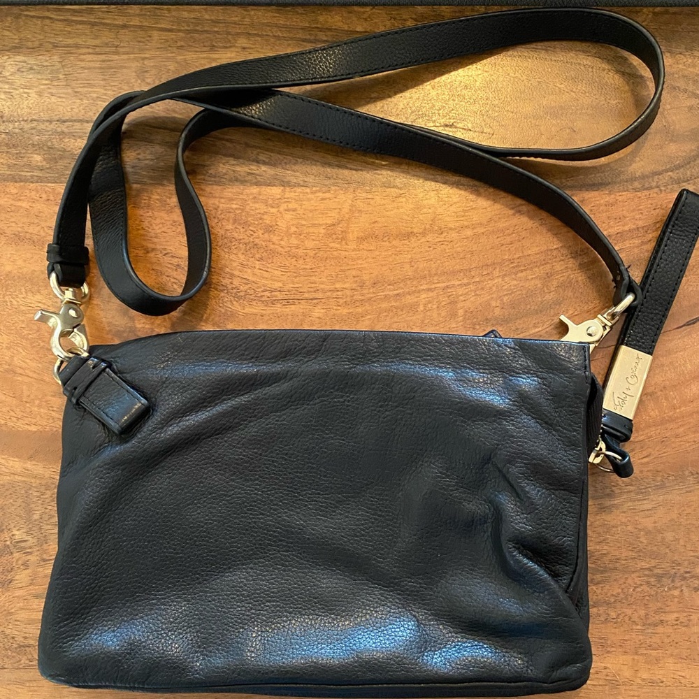 Foley + Corinna black crossbody purse